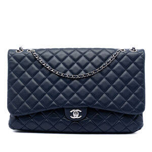 Pre-Loved Chanel Maxi CC Quilted Lambskin 3 Compartment Flap